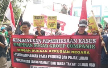 Gelar Aksi di Kejagung dan KPK RI, Tiga Aliansi LSM Asal Lampung Desak Penetapan Tersangka Petinggi SGC
