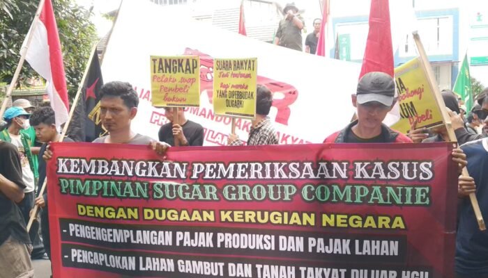 Gelar Aksi di Kejagung dan KPK RI, Tiga Aliansi LSM Asal Lampung Desak Penetapan Tersangka Petinggi SGC