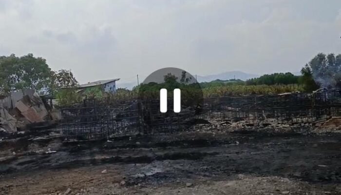 Meledak Tengah Malam! Gudang Ilegal Milik Oknum Marinir SLY Diduga Sebabkan Kebakaran Hebat